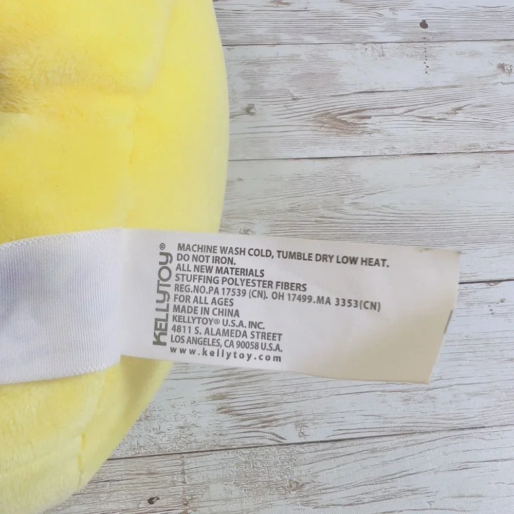Squishmallow Kellytoy 10” Sunny The Yellow Bumble‎ Bee Hearts Plush Stuffed Toy